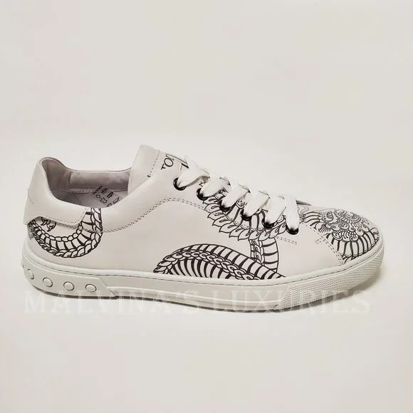 TOD'S SNEAKERS MENS LIMITED EDITION TATTOO ALLACCIATO SHOES